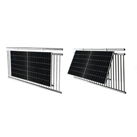 Uchwyt Zestaw Regulowany do paneli PV Fotowoltaika na Barierki i Balkony V-TAC VT-10100 Uchwyt Zestaw Regulowany do paneli PV Fotowoltaika na Barierki i Balkony V-TAC VT-10100