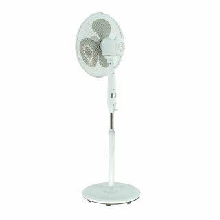 VOLTENO WENTYLATOR PODŁOGOWY BIAŁY+ PILOT 40cm PODSTAWA KOŁO