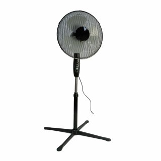 VOLTENO WENTYLATOR PODŁOGOWY CZARNY 40cm PODSTAWA KRZYŻAK