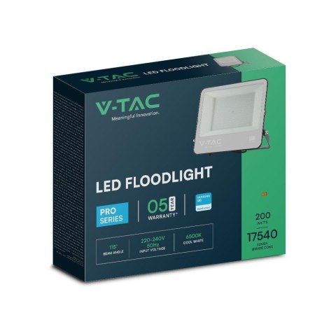 Projektor LED V-TAC 200W 100Lm/W Przewód 1mb SAMSUNG CHIP Czarny VT-44204 4000K 17540lm 5 Lat Gwarancji Projektor LED V-TAC 200W 100Lm/W Przewód 1mb SAMSUNG CHIP Czarny VT-44204 4000K 17540lm 5 Lat Gwarancji