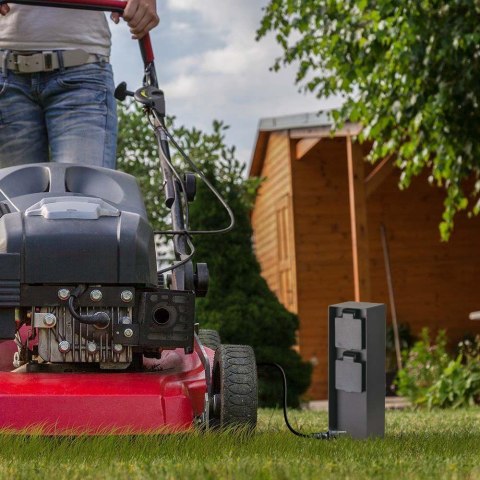 Słupek Ogrodowy V-TAC 2 Gniazda 2x16A 23cm 3600W IP44 Grafit VT-1196 3 Lata Gwarancji Słupek Ogrodowy V-TAC 2 Gniazda 2x16A 23cm 3600W IP44 Grafit VT-1196 3 Lata Gwarancji