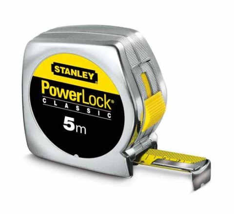 STANLEY MIARA ZWIJANA 5m x 19mm POWERLOCK STANLEY MIARA ZWIJANA 5m x 19mm POWERLOCK
