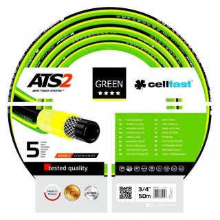 CELLFAST WĄŻ OGRODOWY GREEN ATS 3/4" 50m *