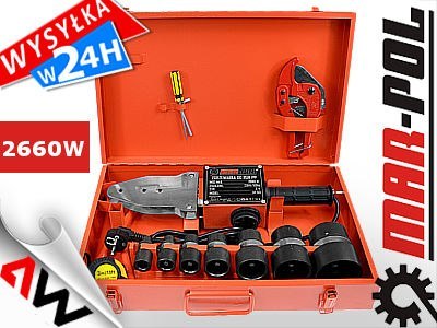 MAR-POL ZGRZEWARKA DO RUR PCV DUŻA /1500W MAR-POL ZGRZEWARKA DO RUR PCV DUŻA /1500W