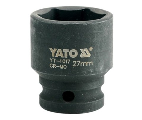 YATO NASADKA UDAROWA 6-KĄTNA 1/2" KRÓTKA 27mm YATO NASADKA UDAROWA 6-KĄTNA 1/2" KRÓTKA 27mm