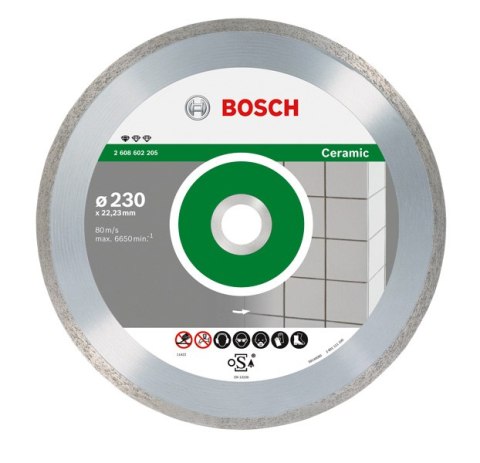 BOSCH TARCZA DIAMENTOWA 230x22 PEŁ CERAMIC BOSCH TARCZA DIAMENTOWA 230x22 PEŁ CERAMIC