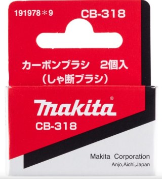 CZ.MAKITA SZCZOTKI WĘGLOWE CB-318 2szt.