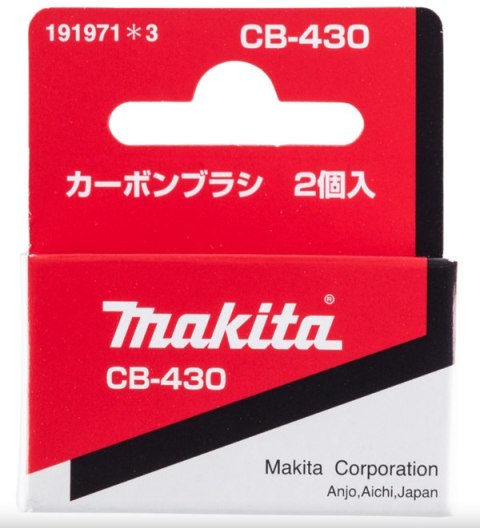 CZ.MAKITA SZCZOTKI WĘGLOWE CB-430 2szt. CZ.MAKITA SZCZOTKI WĘGLOWE CB-430 2szt.