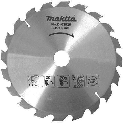 PIŁA TARCZOWA 235x30mm 48-ZĘBÓW ECONOMY PIŁA TARCZOWA 235x30mm 48-ZĘBÓW ECONOMY