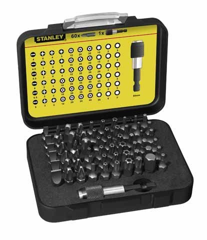 STANLEY KOMPLET KOŃCÓWEK 61szt. 139021 STANLEY KOMPLET KOŃCÓWEK 61szt. 139021
