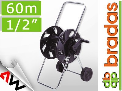 BRADAS BĘBEN NA WĄŻ ODRODOWY, NA KOŁACH DROP 60mb 1/2" BRADAS BĘBEN NA WĄŻ ODRODOWY, NA KOŁACH DROP 60mb 1/2"