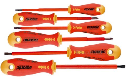 FELO KOMPLET WKRĘTAKÓW ERGONOMIC VDE 6szt.+MAGNETYZER FELO KOMPLET WKRĘTAKÓW ERGONOMIC VDE 6szt.+MAGNETYZER