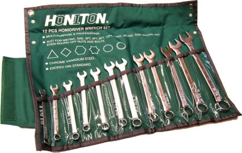 HONITON KLUCZ PŁ-O PŁA. 12szt./8-22mm HONITON KLUCZ PŁ-O PŁA. 12szt./8-22mm