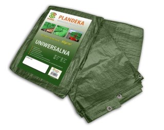 PLANDEKA WZMOCNIONA ZIELONA 90g 4 x 6m BRADAS