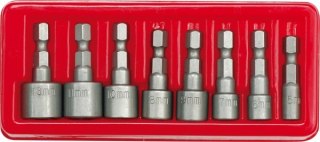 VOREL NASADKI DO WKRĘTARKI 5-13mm, MOCOWANIE 1/4" kpl 8szt.