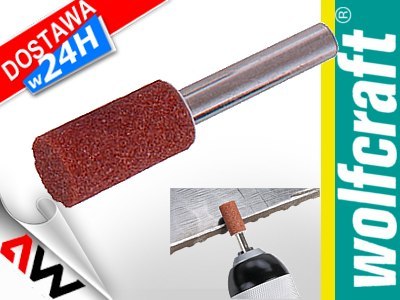 WOLFCRAFT KAMIEŃ SZLIFIERSKI CYLINDRYCZNY 12x22mm WOLFCRAFT KAMIEŃ SZLIFIERSKI CYLINDRYCZNY 12x22mm