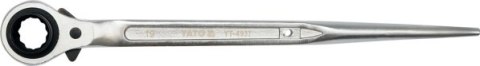 YATO KLUCZ NASADOWY Z GRZECHOTKĄ 19x22mm 4937 YATO KLUCZ NASADOWY Z GRZECHOTKĄ 19x22mm 4937