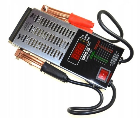 YATO TESTER AKUMULATORÓW CYFROWY 12V YATO TESTER AKUMULATORÓW CYFROWY 12V