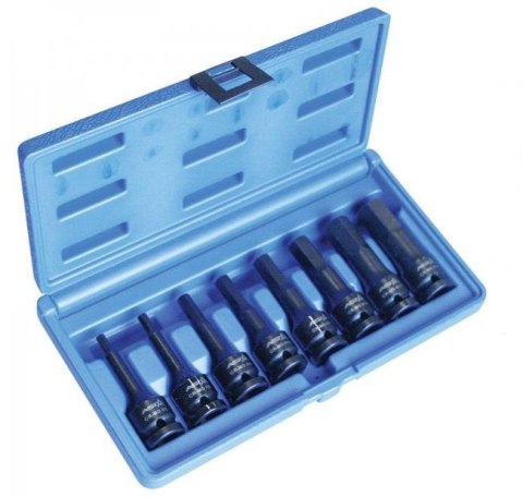 ASTA NASADKI UDAROWE HEX / IMBUS 1/2" 8szt. ASTA NASADKI UDAROWE HEX / IMBUS 1/2" 8szt.