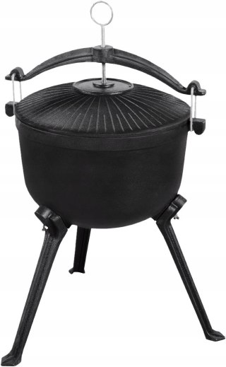 MASTER GRILL ŻELIWNY KOCIOŁEK MYŚLIWSKI MG429