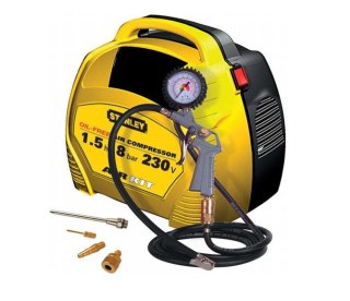STANLEY KOMPRESOR BEZOLEJOWY AIR KIT OL 195 1,1KW 8 BAR