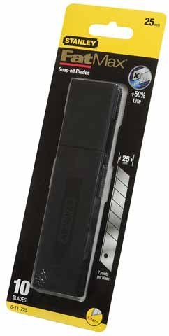 STANLEY OSTRZA ŁAMANE FatMax® 25 mm /10szt STANLEY OSTRZA ŁAMANE FatMax® 25 mm /10szt