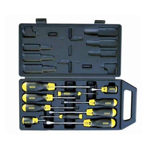 STANLEY ZESTAW WKRĘTAKÓW 10 elem. CUSHION GRIP PŁ+PH STANLEY ZESTAW WKRĘTAKÓW 10 elem. CUSHION GRIP PŁ+PH