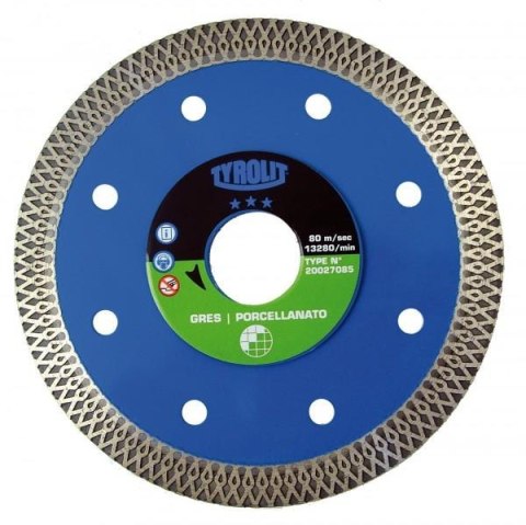 TARCZA DIAMENTOWA TYROLIT DO CERAMIKI / GRESU DCT*** 125 x 1,2 x 22,2mm TARCZA DIAMENTOWA TYROLIT DO CERAMIKI / GRESU DCT*** 125 x 1,2 x 22,2mm