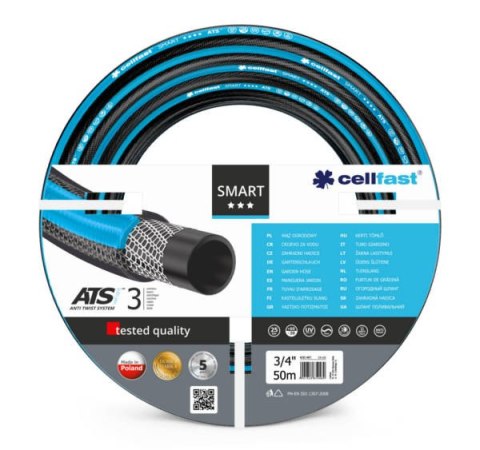 CELLFAST WĄŻ OGRODOWY SMART ATS 3/4" 50mb CELLFAST WĄŻ OGRODOWY SMART ATS 3/4" 50mb