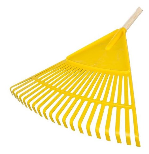 KARD GRABIE DO LIŚCI Z TWORZYWA ŻÓŁTE KARD GRABIE DO LIŚCI Z TWORZYWA ŻÓŁTE