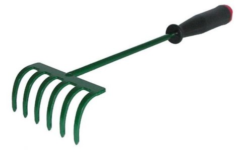 KARD GRABKI OGRODOWE 6-ZEBÓW PRĘT METALOWY 30cm Z RĄCZKĄ KARD GRABKI OGRODOWE 6-ZEBÓW PRĘT METALOWY 30cm Z RĄCZKĄ