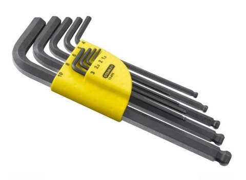 STANLEY ZESTAW IMBUSÓW Z KULĄ 9szt.1,5 - 10mm STANLEY ZESTAW IMBUSÓW Z KULĄ 9szt.1,5 - 10mm