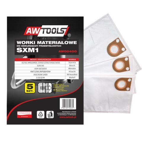 AWTOOLS WORKI Z MIKROWŁÓKNINY SXM1 kpl.5szt. GAS 50 / STARMIX AWTOOLS WORKI Z MIKROWŁÓKNINY SXM1 kpl.5szt. GAS 50 / STARMIX