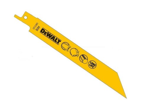 DEWALT BRZESZCZOT DO PIŁY SZABLASTEJ 152x1,1mm S922AF METAL /5szt. DEWALT BRZESZCZOT DO PIŁY SZABLASTEJ 152x1,1mm S922AF METAL /5szt.