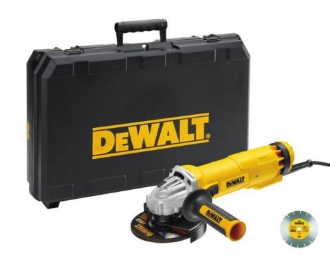 DEWALT SZLIFIERKA KĄTOWA 1200W 125mm WALIZKA + TARCZA DIAMENTOWA DWE4217KD DEWALT SZLIFIERKA KĄTOWA 1200W 125mm WALIZKA + TARCZA DIAMENTOWA DWE4217KD