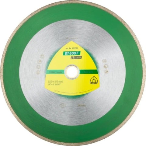 KLINGSPOR TARCZA DIAMENTOWA PEŁNA 250mm x 1,9mm x 30/25,4mm DT600F DO CERAMIKI KLINGSPOR TARCZA DIAMENTOWA PEŁNA 250mm x 1,9mm x 30/25,4mm DT600F DO CERAMIKI