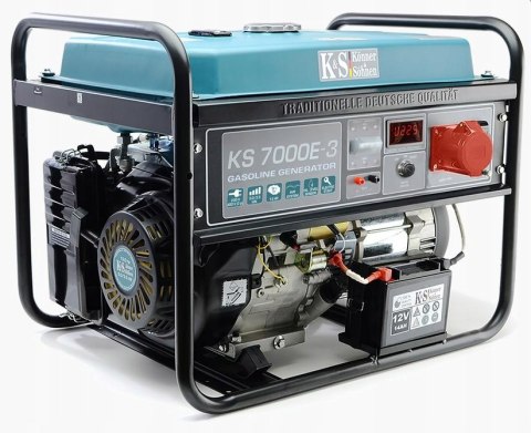 KÖNNER & SÖHNEN GENERATOR PRĄDOTWÓRCZY BENZYNOWY 5,0kW 230/400V KS 7000E-3 KÖNNER & SÖHNEN GENERATOR PRĄDOTWÓRCZY BENZYNOWY 5,0kW 230/400V KS 7000E-3