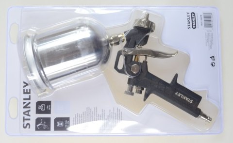 STANLEY PISTOLET LAKIERNICZY Z GÓRNYM ZBIORNIKIEM, DYSZA 1,5mm STANLEY PISTOLET LAKIERNICZY Z GÓRNYM ZBIORNIKIEM, DYSZA 1,5mm