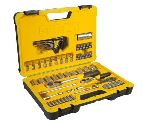 STANLEY ZESTAW KLUCZY 1/4",1/2" 75 elem. STANLEY ZESTAW KLUCZY 1/4",1/2" 75 elem.