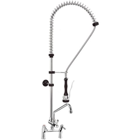 Bateria gastronomiczna kuchenna zlewozmywakowa z wylewką kranem 100 cm Bateria gastronomiczna kuchenna zlewozmywakowa z wylewką kranem 100 cm