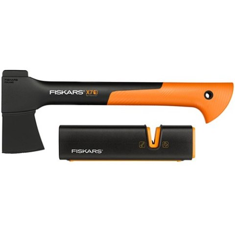 FISKARS SIEKIERA X7 - XS + OSTRZAŁKA XSHARP SET FISKARS SIEKIERA X7 - XS + OSTRZAŁKA XSHARP SET