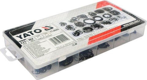 YATO PIERŚCIENIE SEGERA ZEWNĘTRZNE/WEWNĘTRZNE MIX 225szt. YATO PIERŚCIENIE SEGERA ZEWNĘTRZNE/WEWNĘTRZNE MIX 225szt.