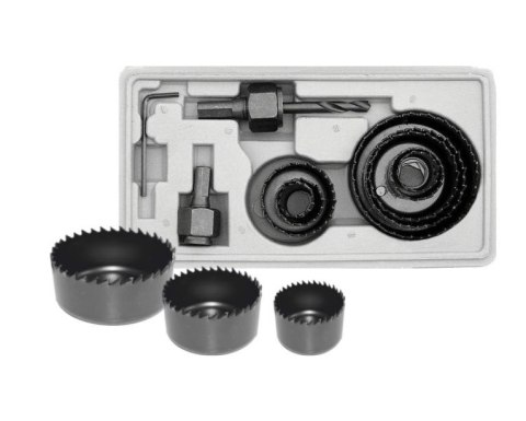 AWTOOLS OTWORNICE DO DREWNA / 19-22-25-28-38-44-51-64 mm / KOMPLET 11 ELEMENTÓW AWTOOLS OTWORNICE DO DREWNA / 19-22-25-28-38-44-51-64 mm / KOMPLET 11 ELEMENTÓW