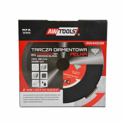 AWTOOLS TARCZA DIAMENTOWA 115x22,2 / PEŁNA AWTOOLS TARCZA DIAMENTOWA 115x22,2 / PEŁNA