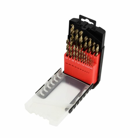 AWTOOLS WIERTŁA DO METALU 1,0-10,0mm / KOBALTOWE / KOMPLET 19 SZTUK AWTOOLS WIERTŁA DO METALU 1,0-10,0mm / KOBALTOWE / KOMPLET 19 SZTUK