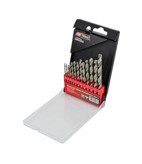 AWTOOLS WIERTŁA DO METALU HSS-G KOMPLET 13elem. /2.5 - 8mm/ AWTOOLS WIERTŁA DO METALU HSS-G KOMPLET 13elem. /2.5 - 8mm/