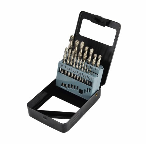 AWTOOLS WIERTŁA DO METALU HSS-G KOMPLET 19elem. /1,0 - 10,0mm/ AWTOOLS WIERTŁA DO METALU HSS-G KOMPLET 19elem. /1,0 - 10,0mm/