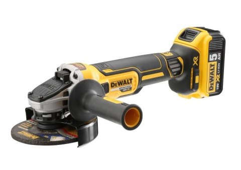 DEWALT SZLIFIERKA KĄT. 18V DCG405P2 125mm 2x5,0Ah BL WŁ. SUWAKOWY DEWALT SZLIFIERKA KĄT. 18V DCG405P2 125mm 2x5,0Ah BL WŁ. SUWAKOWY