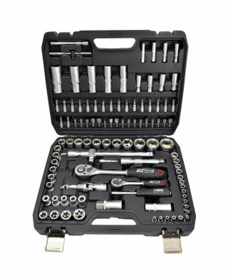 AWTOOLS ZESTAW KLUCZY 108el 1/2" / 1/4" BLACK LINE