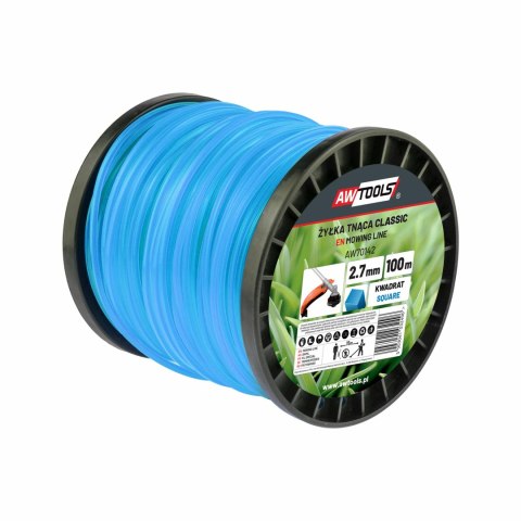 AWTOOLS ŻYŁKA TNĄCA CLASSIC 2,4x100m / KWADRAT AWTOOLS ŻYŁKA TNĄCA CLASSIC 2,4x100m / KWADRAT